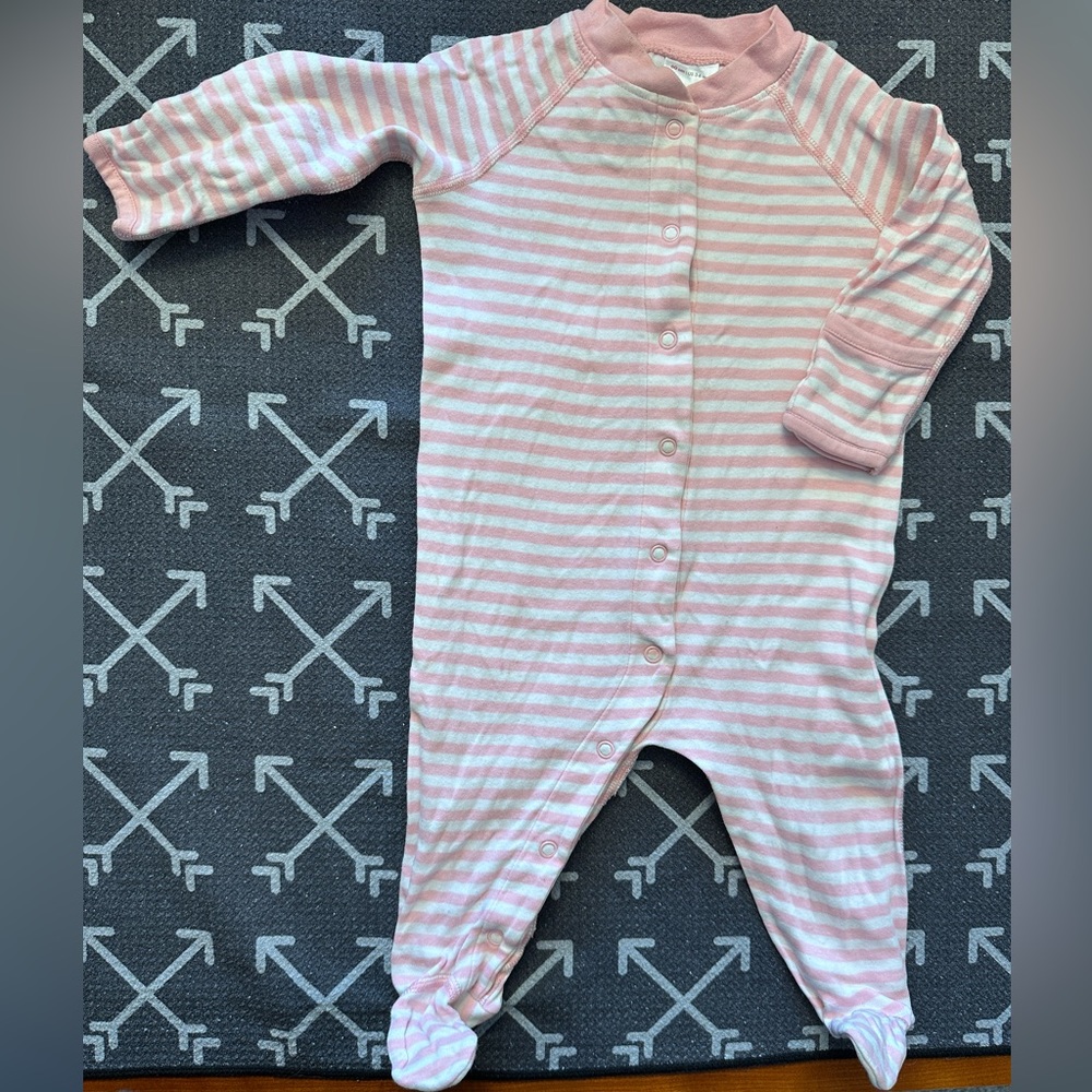 Hanna Andersson organic footie romper pajamas 3-6mo